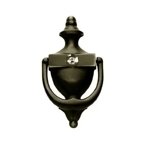 Colonial Knocker, Satin Brass & Black Colonial Knocker, Satin Brass & Black
