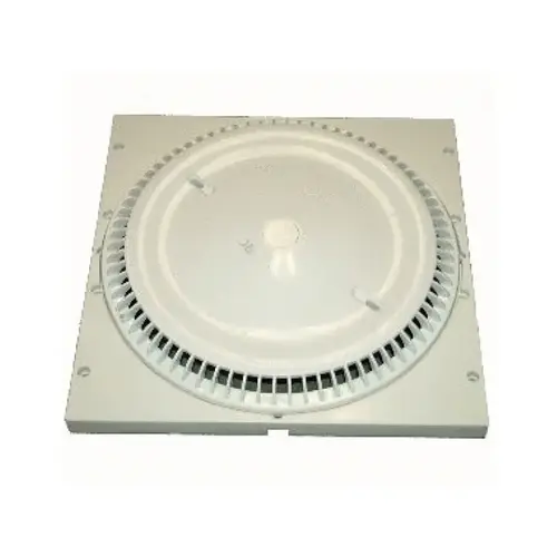 7.75" Lt Gry Vgb Abs Hd Antivortex Cover & Ring Light Gray