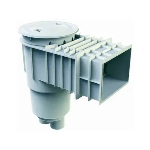 White Flow Star Skimmer With Flush Face 4" Extension