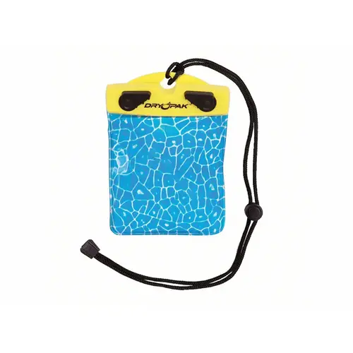 4" X 4" Dry Pak Alligator Wallet Blue Alligator/Clear 4" X 4" Dry Pak Alligator Wallet Blue Alligator/Clear