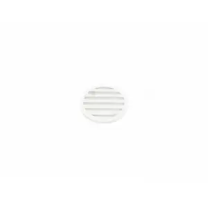 Val-Pak Products V65-120 3" White Plastic Deck Drain Grate