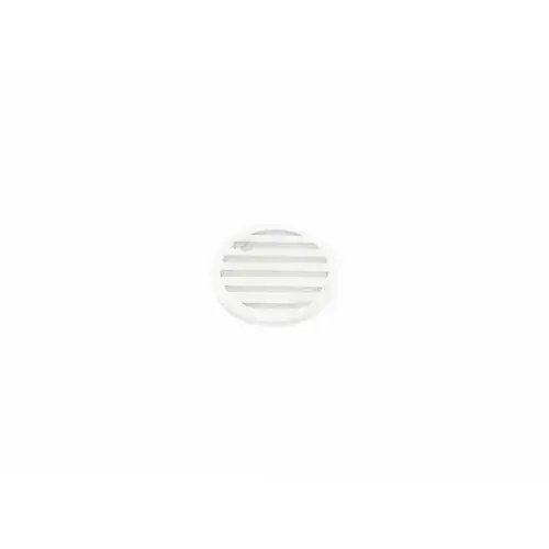 3" White Plastic Deck Drain Grate