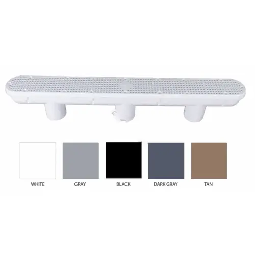 32" Vgb Unblockable Channel Drain And Sump With Black Body With Dark Gray Lid 32" Vgb Unblockable Channel Drain And Sump With Black Body With Dark Gray Lid