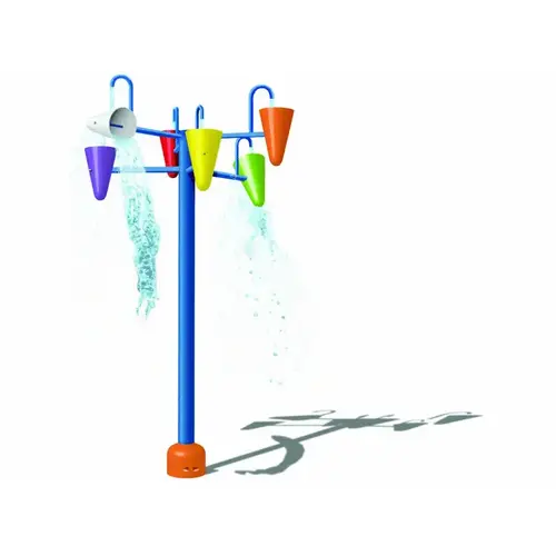 7' X 10' Metroasis Series Aqua Buckets 6 24 Gpm Powder Coated