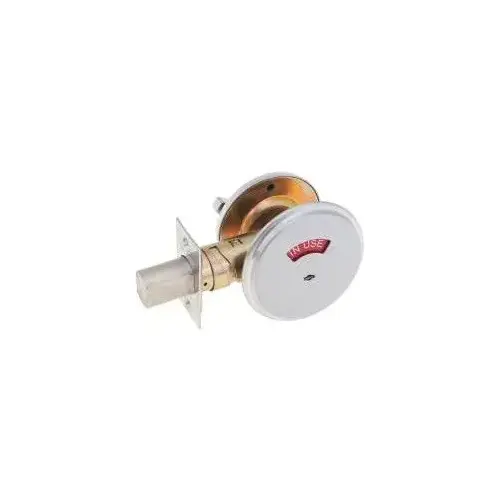 Lock D200 Series Grade 2 Non-Handed Medium Duty Deadlock Chasis Thumbturn Indicator Keyless Satin Chrome Finish