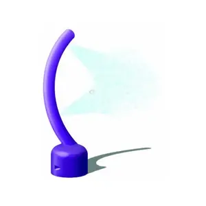 AQUAWORX, INC. IWFCURVE Aqua Curve Misting Water Feature Powder Coated