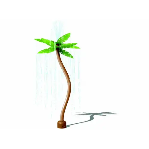 6' X 10' Garden Oasis Series Palm Tree Water Feature 22 Gpm Powder Coated
