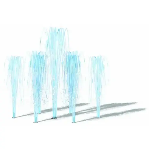 3' X 3' Aqua Squad Volcano Squirting Ground Spray Powder Coated