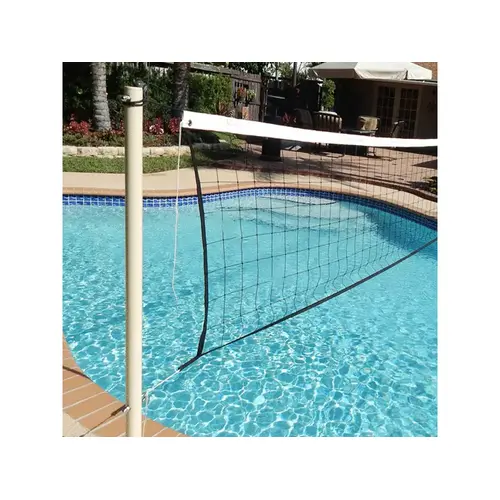 Wht Anchor Mount Volleyball Posts White Wht Anchor Mount Volleyball Posts White