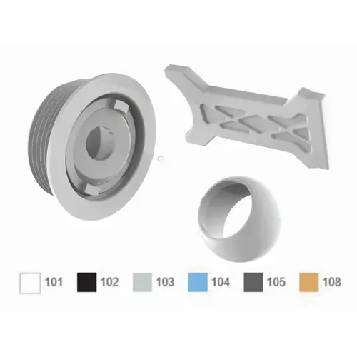 Flush Retrofit Eyeball, Dark Gray