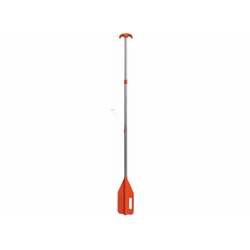 24"-72" Telescoping Paddle W/ Boat Hook Bright Orange 24"-72" Telescoping Paddle W/ Boat Hook Bright Orange