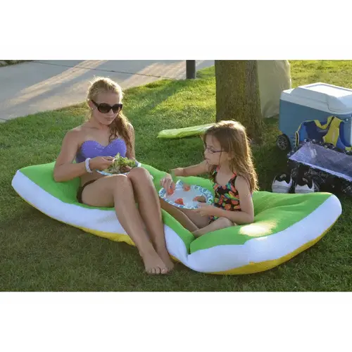 Limon Aqua Cloud: Lemon Lime Float Mattress Wht Band