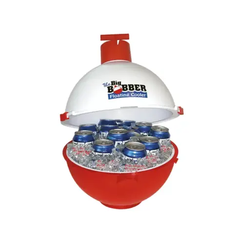 The Big Bobber Floating Cooler Open Display