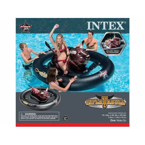 Inflatabull Rodeo Ride-on Float 7' 10" X 6' 5" X 2' 8" Inflatabull Rodeo Ride-on Float 7' 10" X 6' 5" X 2' 8"