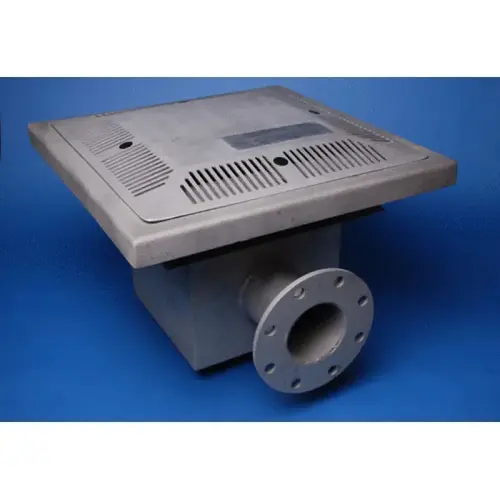 12" X 12" Stainless Steel Vgb Sump With Grate