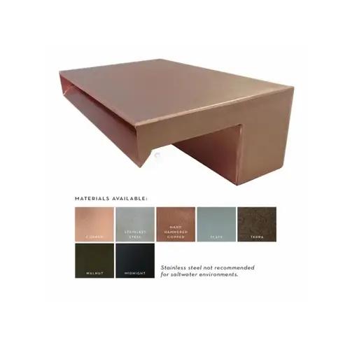 12" Smooth Flow Stainless Scupper