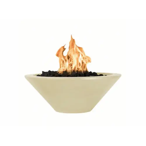 31"rd Vanilla Gfrc Match Lit Fire Bowl 31"rd Vanilla Gfrc Match Lit Fire Bowl