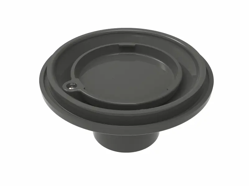 Color Match Pool Fittings Color Match Pebble Top Floor Return Fits 1 1/2 and 2 Pipe Built-in Water Stop Round Dark Gray PTFR-05