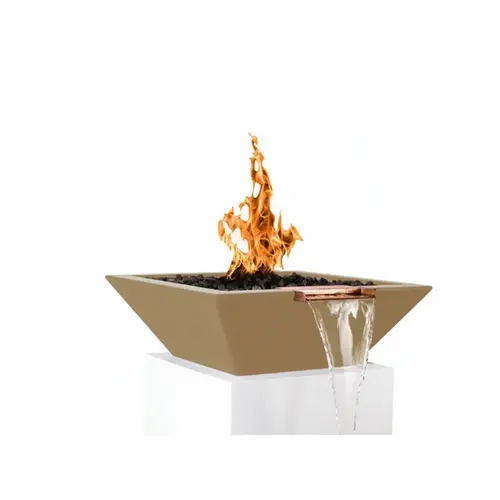 24" Brown 12v Iid Maya Fire & Water Bowl 24" Brown 12v Iid Maya Fire & Water Bowl