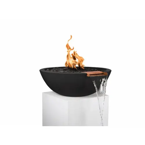 33" Black Iid Sedona Fire & Water Bowl 33" Black Iid Sedona Fire & Water Bowl