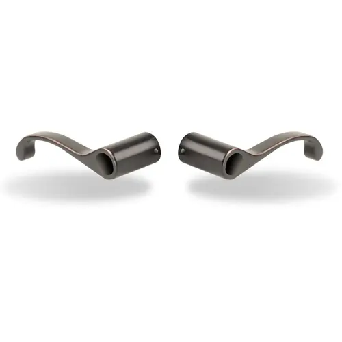 McClure Entry Lever Pair Oil Rubbed Bronze Permanent Finish McClure Entry Lever Pair Oil Rubbed Bronze Permanent Finish