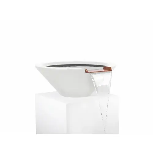 36"rd Limestone Gfrc Cazo Water Bowl 36"rd Limestone Gfrc Cazo Water Bowl