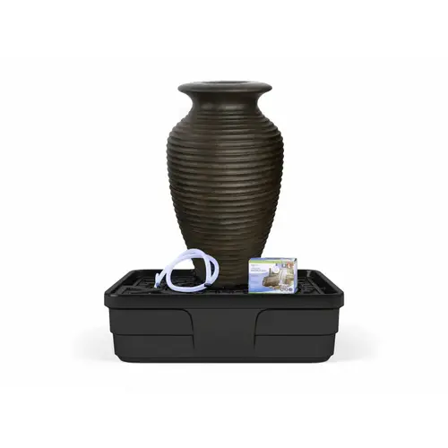 Med Rippled Urn Fountain Kit Med Rippled Urn Fountain Kit