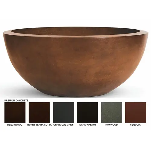 42" Sequoia Legacy Concrete 360 Fire And Water Bowl 42" Sequoia Legacy Concrete 360 Fire And Water Bowl