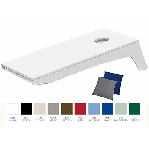 Black Cornhole Bean Bag Toss Game