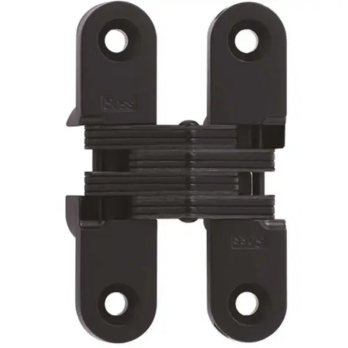 5/8" x 2-3/4" Medium Duty Invisible Hinge for 1" Doors Black Finish