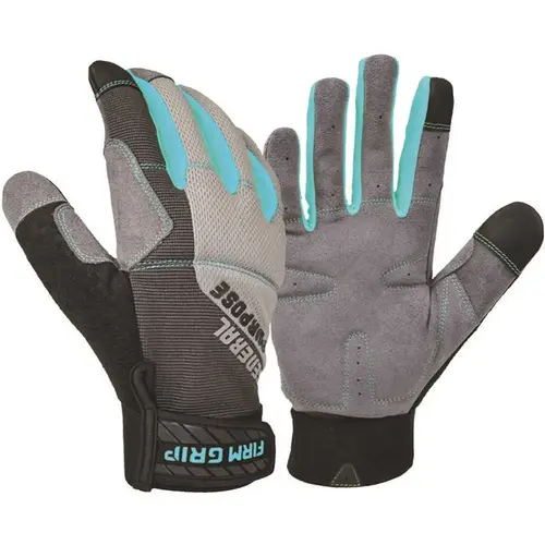 Medium Gray Women's General Purpose Synthetic Leather Glove - pack of 6 Medium Gray Women's General Purpose Synthetic Leather Glove - pack of 6