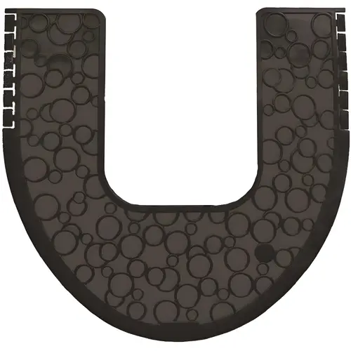 Black Commode Mat Urinal Screen 6 Black Commode Mat Urinal Screen 6