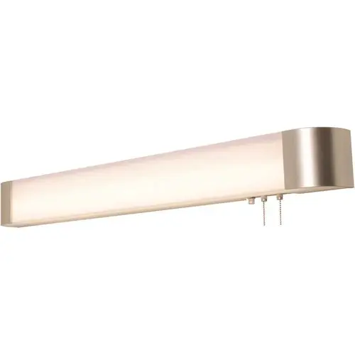 Allen 60-Watt 1-Light Satin Nickel Integrated LED Bath Vanity Light Bar Color/Finish Family