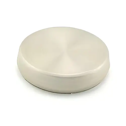 Handleset Thru Bolt Cap, Zinc Material, F Series, 7/8" Dimension, Satin Nickel Finish