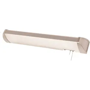 AFX IDB332E8BN Ideal 52 in. 96-Watt Brushed Nickel Fluorescent Overbed Fixture Color/Finish Family