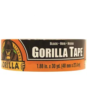 Gorilla 106718 1.88 In. x 30 Yd. Heavy-Duty Duct Tape, Black