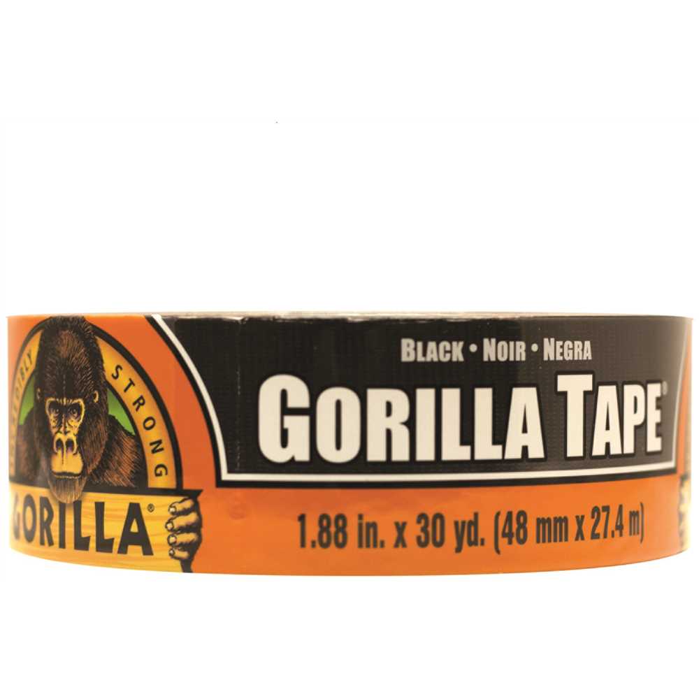 Gorilla 106718 1.88 In. x 30 Yd. Heavy-Duty Duct Tape, Black