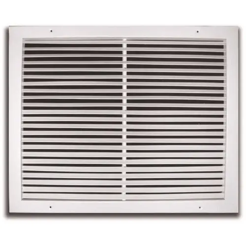 30 in. x 14 in. White Fixed Bar Return Air Grille 30 in. x 14 in. White Fixed Bar Return Air Grille
