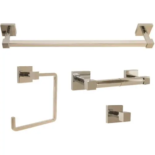 Karsen Bath Hardware Set in Polished Chrome