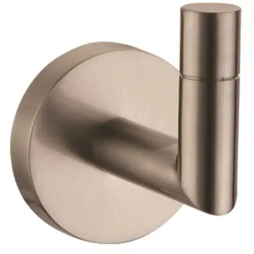 Graz Single Robe Hook in Satin Nickel