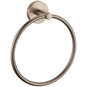 Design House 558353 Graz Park Towel Ring in Satin Nickel