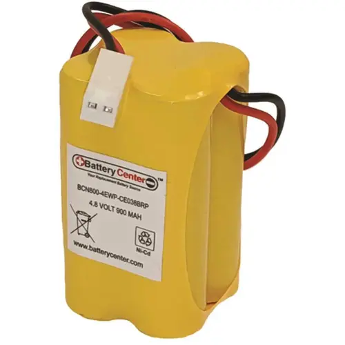 4.8-Volt 900 mAh Replacement for the 4KR700AA Nickel Cadmium Emergency Lighting Battery (Rechargeable)
