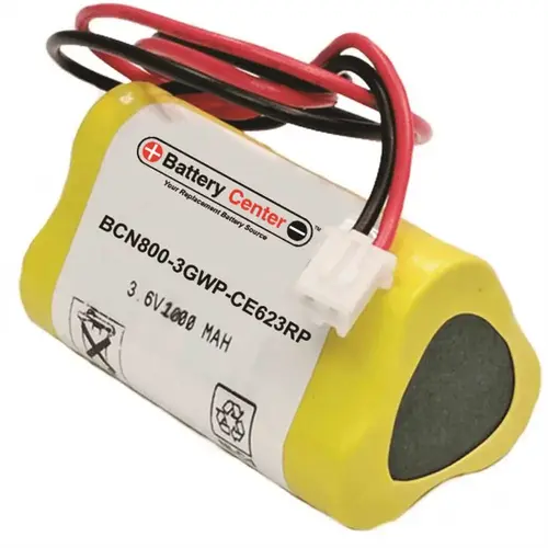 3.6-Volt 900 mAh Nickel Cadmium/NiCad Replacement Rechargeable Battery for Emergency Lighting