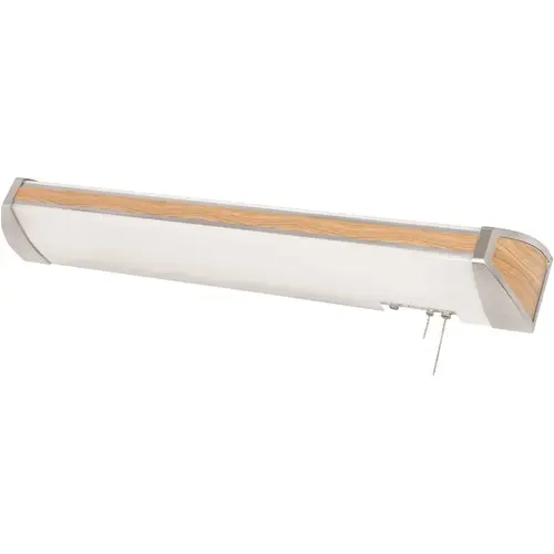 Ideal 52 in. 96-Watt Light Oak Fluorescent Overbed Fixture Color/Finish Family