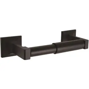 Design House 544569 Millbridge Wall Mounted Toilet Paper Roll Holder in Matte Black