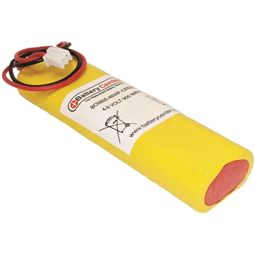 4.8 Volt 900 mAh Replacement Rechargeable Battery for the D-AA650B/D-AA650BX4 Nickel Cadmium NiCad Emergency Light
