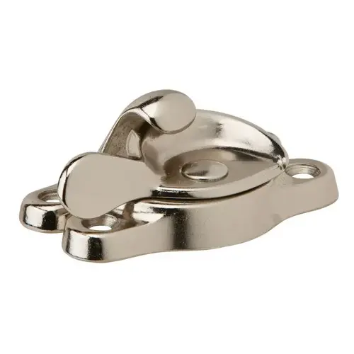 Aluminum Window Lock Bright Nickel Finish Aluminum Window Lock Bright Nickel Finish