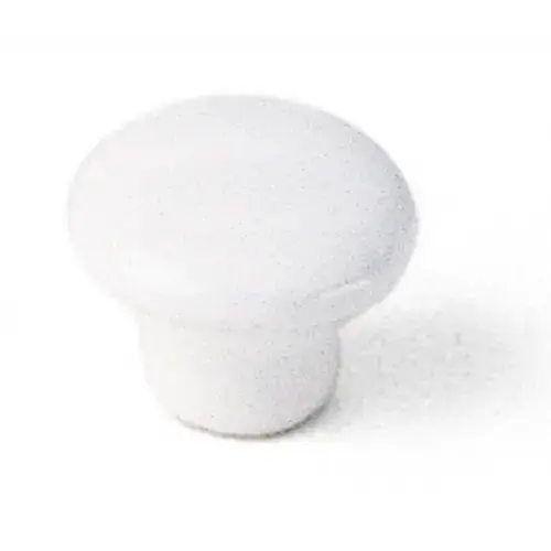 1" Ceramic Knob - White 1" Ceramic Knob - White