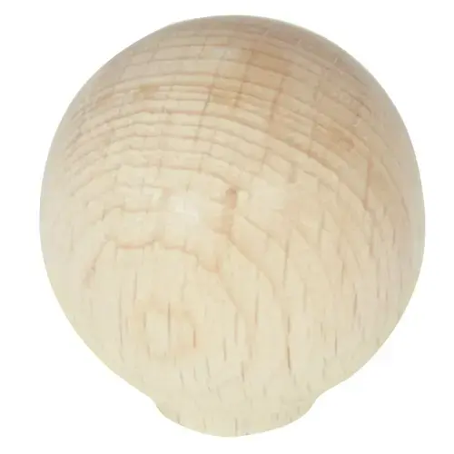 1 1/4" Au Natural Wood Round Knob
