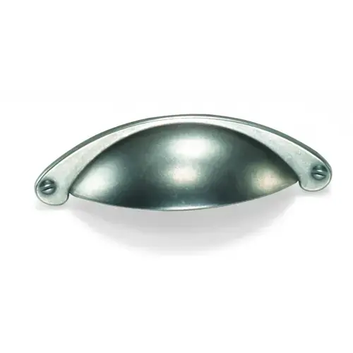 Nantucket 2-1/2 In. Center-To-Center Antique Pewter Cup Cabinet Drawer Pull Nantucket 2-1/2 In. Center-To-Center Antique Pewter Cup Cabinet Drawer Pull